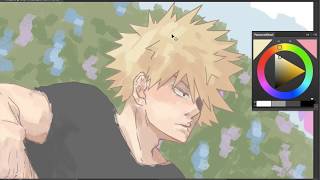 Boku no hero academia - Bakugo Katsuki speedpaint