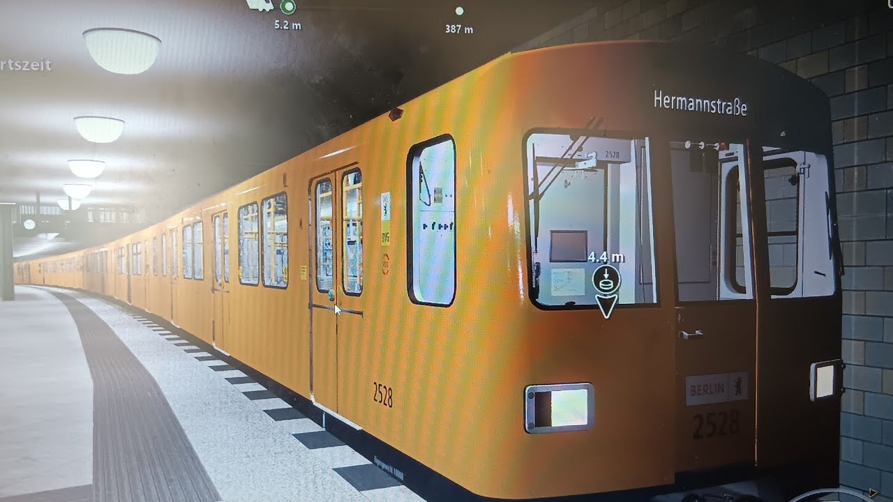 Subway sim 2 | Mitfahrt U8 von Hermantstraße nach Boddinstr in F76E+F74E+F74E 