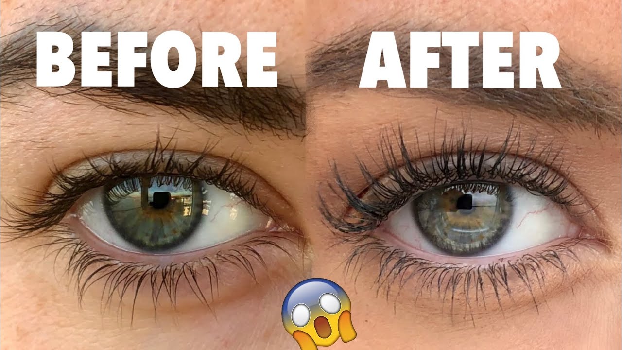 300 LONGER LASHES with NO MASCARA!! YouTube