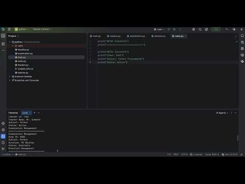 One file run multiple file in Python