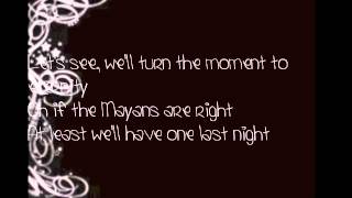 Video thumbnail of "One Last Night-Jesse Labelle Ft. Nixon-Lyrics"