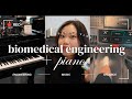 PRODUCTIVE days in my life | biomedical engineering, piano gigs, PhD life, etc.