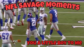 NFL Most Savage “Mic’d Up” Trash Talks | 😡