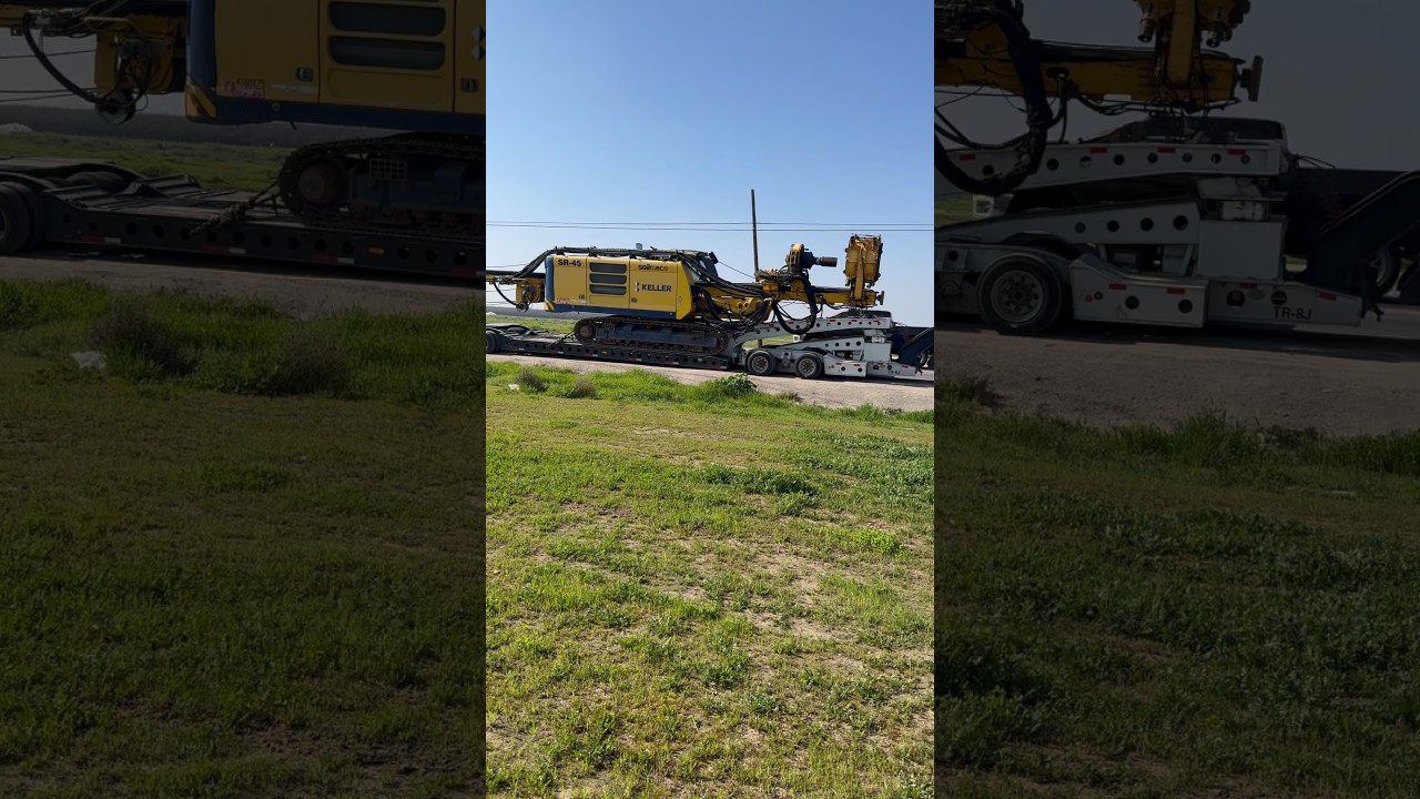 Little 7axle load with the loaner truck 