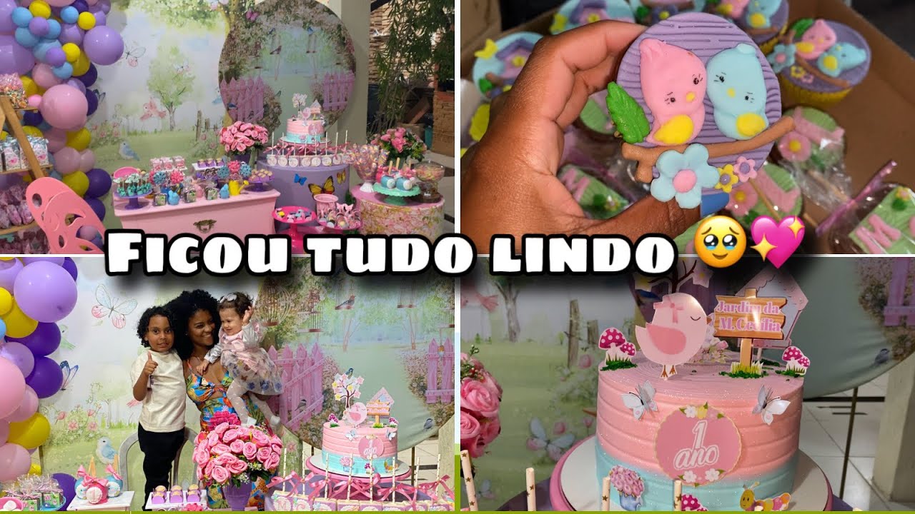 PREPARATIVOS PARA FESTA DE 1 ANO | TEMA - JARDIM ENCANTADO | Jéssica Braga