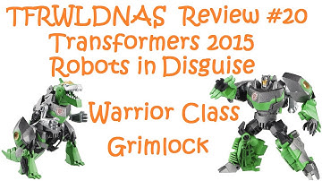 Transformers review #20 2015 Robots in Disguise Warrior Class Grimlock