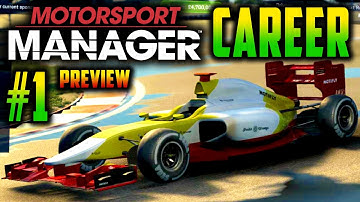 Motorsport Manager PC GAMEPLAY CAREER PART 1: IN-DEPTH PREVIEW, MY FIRST RACE!