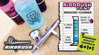 Make Airbrush Paint Reducer  So you can use acrylic paints