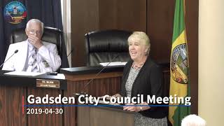 Gadsden City Council Meeting 2019-04-30