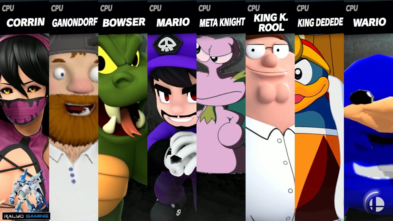 Melina vs Crazy Dave vs Koopa vs SMG3 vs Escargoon vs Peter vs Dedede vs Blugandan Knuckles