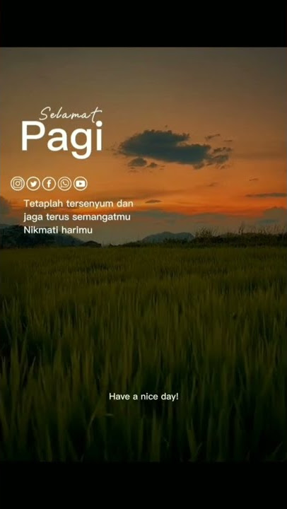 #story wa| selamat pagi dan jangan lupa tersenyum #statusharian #statuspagi