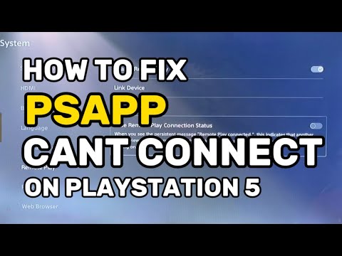 PSAPP Can’t Connect To The Server PlayStation - YouTube