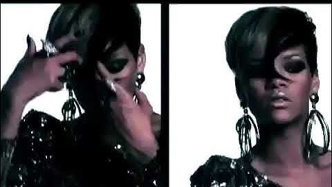 Rihanna behind a scene of ELLE Magazine