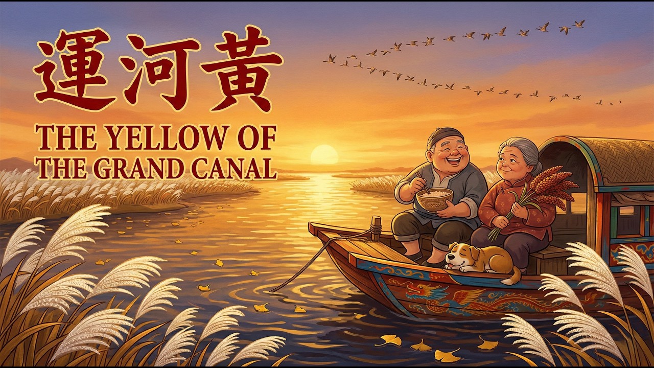 《運河黃》溫暖女聲娓娓道來，唱透蘇北水鄉的歲月與鄉愁 | The Yellow of the Grand Canal - Warm Female Voice Folk Song
