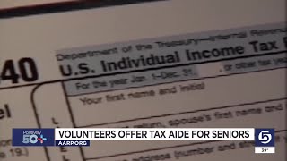 AARP volunteers offer free tax help for seniors