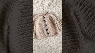 The Skylar Baby Cardigan #forbeginners #knitting #seventhsedge #forbaby #knittingdesign #free #knit