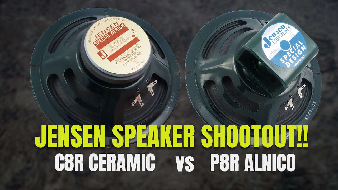 Обзор динамиков Jensen! C8R против P8R