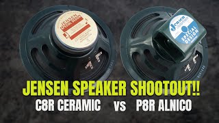 Jensen Speaker Shootout!  C8R vs P8R