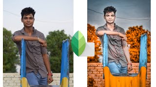 || #Snapseed & #Lightroom orange photo Editing ||🥰 [ SD Editing ] screenshot 4