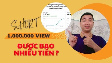 Bật Mí: Video 1 Triệu View SHORT YOUTUBE Kiếm Được Bao Nhiêu?