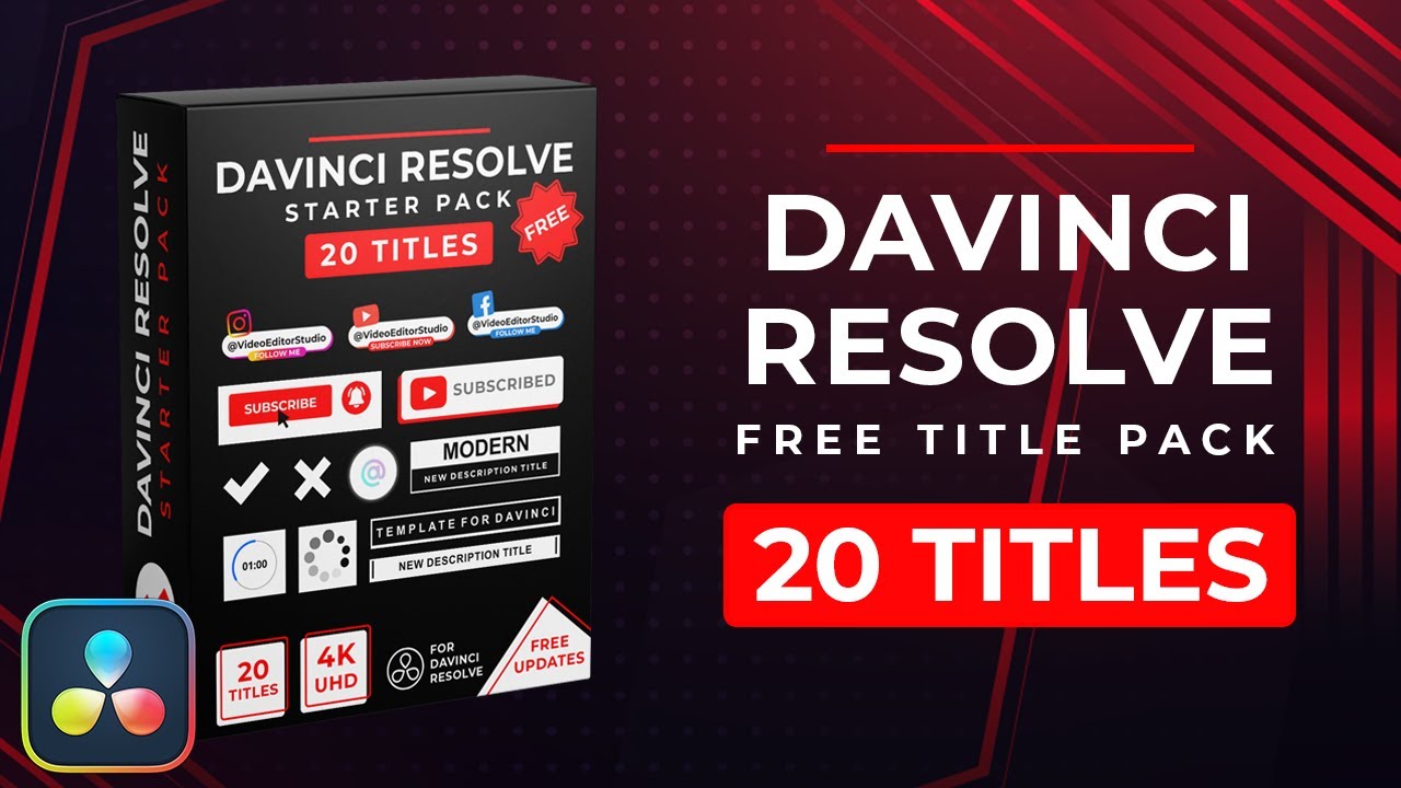 titles davinci resolve free