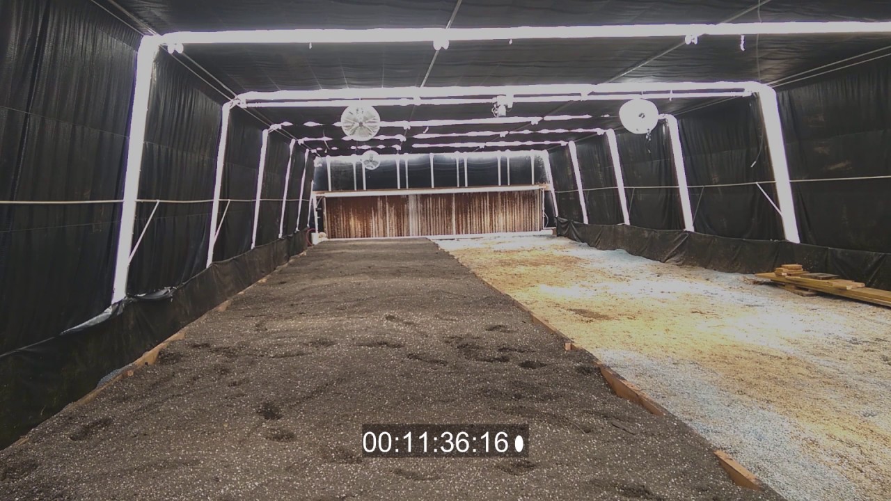 Time Lapse of Light Deprivation Greenhouse