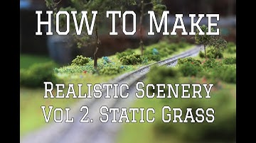 How to apply static grass - How to make realistic scenery  - Cheap, Easy and Fast!