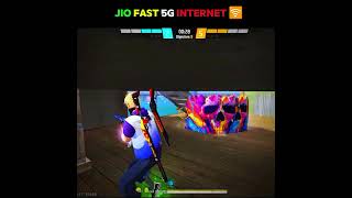 jio 5g superfast internet 🛜😵‍💫 #ffshorts #freefire #freefireconta #viralreels #funny