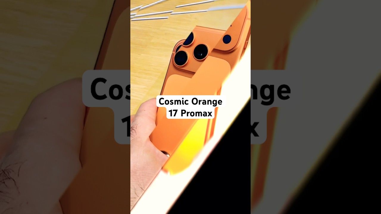 Cosmic Orange Iphone17 ProMax 🔥💀 📱 