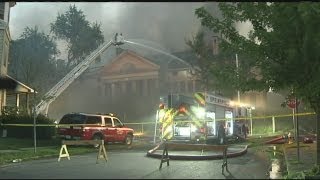 Massive fire at vacant Springfield school