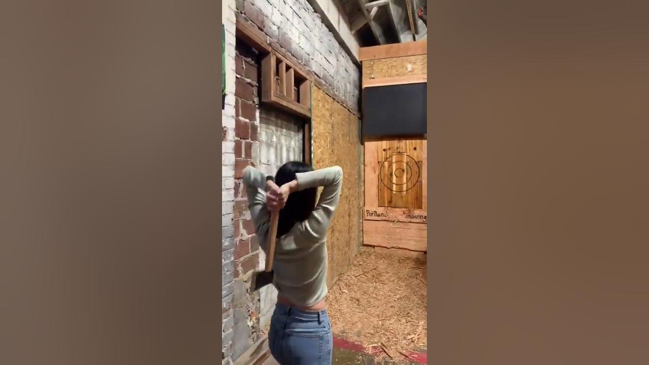 Axe Throwing Portland YouTube