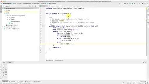 Java Algorithms - Binary Search (part 1)