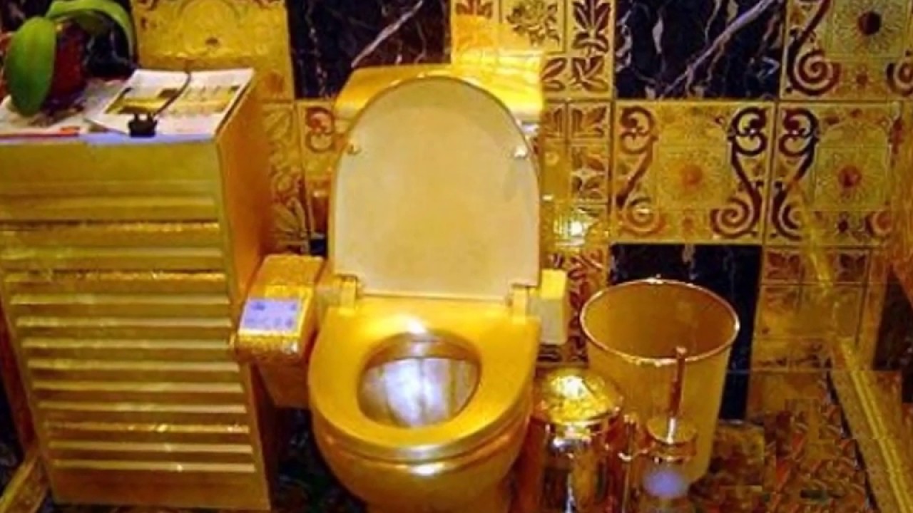 Golden Toilet The Luxurious Toilet Opened For All YouTube