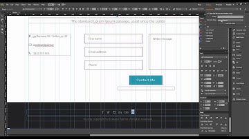 Adobe Muse CC Template "Edward Palmer". How to Edit "Footer" Section.