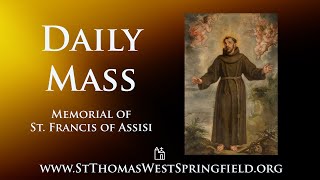 Daily Mass Wednesday, October 4, 2023