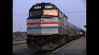 Favorite videos from 30 years ago Part 27  The Amtrak Shuffle Utica 1991