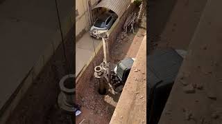 Tescar Cf2.5 A Drilling Bored Piling In A Narrow Place Khartoum, Sudan