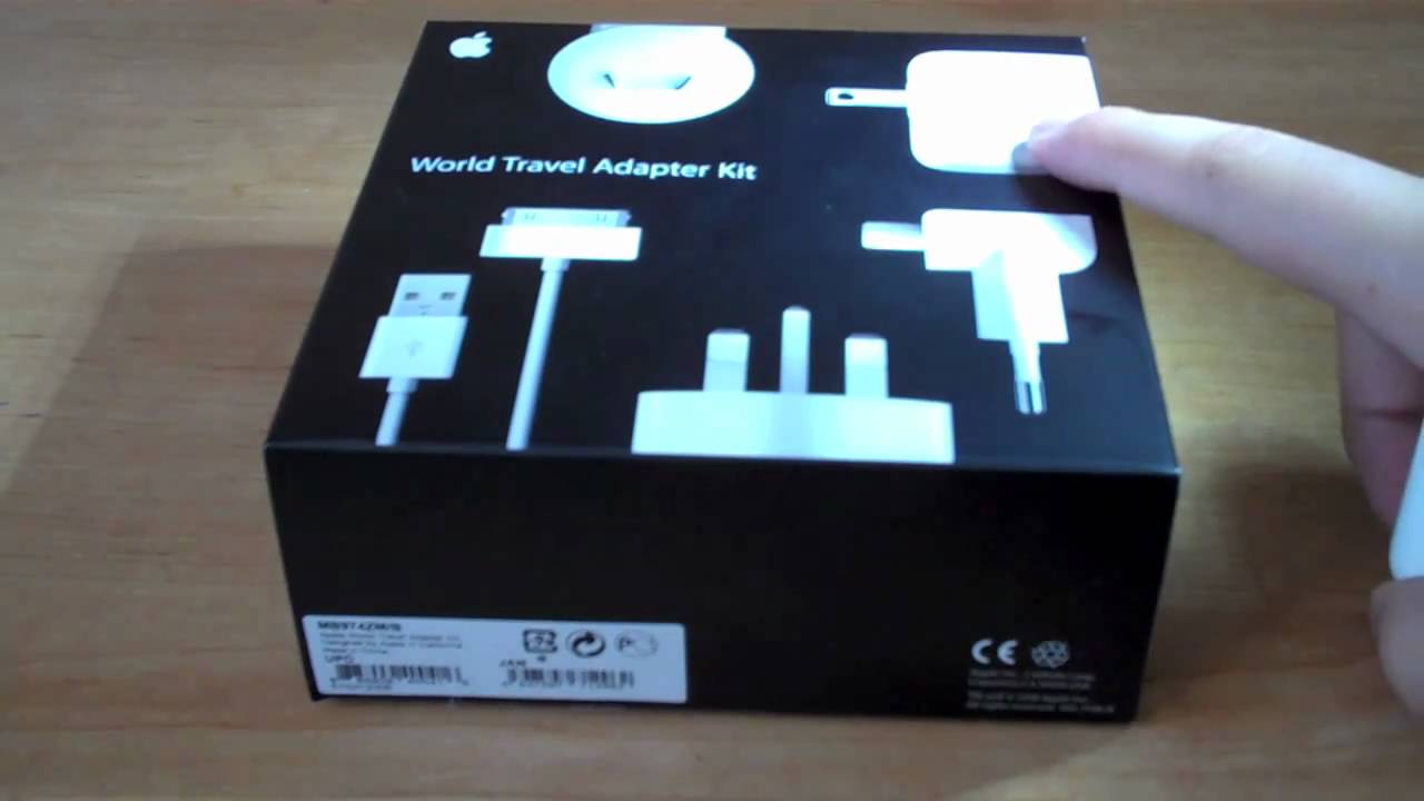 how to use apple world travel kit