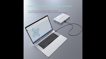 Demo of software operating for 4K 3x3 Art video wall controller 2022