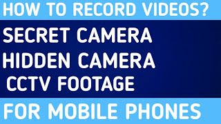 HOW TO RECORD VIDEO SECRETLY WITHOUT ANY ROOT FOR FREE IN MOBILES screenshot 2
