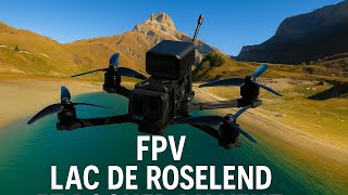 Drone FPV Lac de Roselend and Rocher du vent 2360m Alt