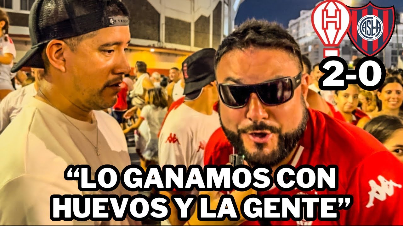 HURACÁN 2 - 0 SAN LORENZO | REACCIÓN CON LOS HINCHAS - YouTube