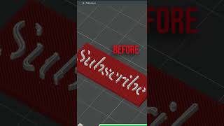 Fix Your 3D Printed TEXT!  #3dprinting #3dprinted #3dprinttips