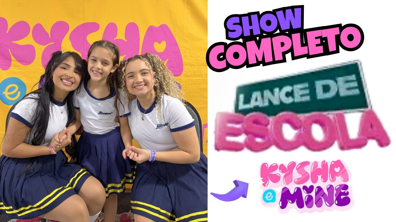 👉 Show Completo da KYSHA e Mine em Lance de Escola 🎤✨ | Muitas Emoções e Diversão!