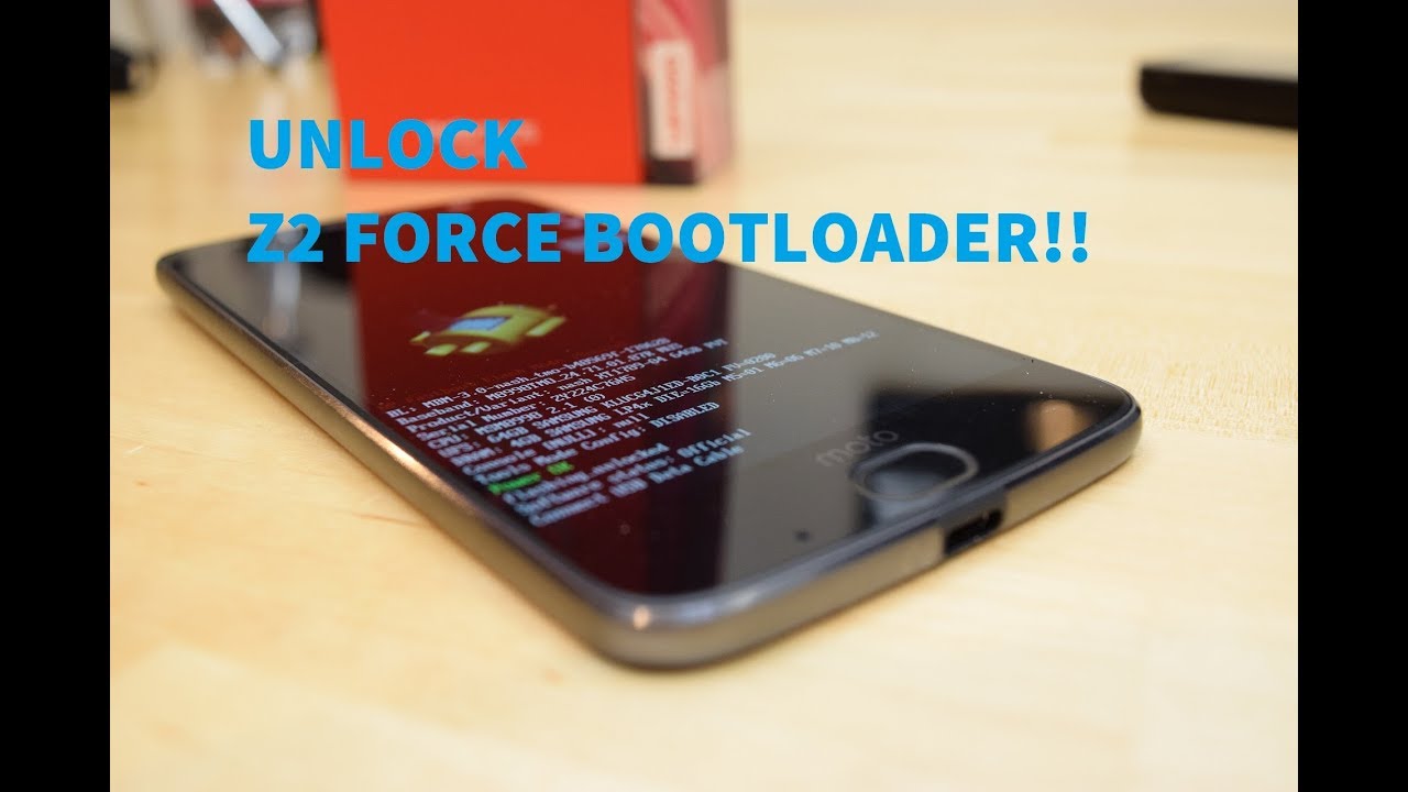 Unlocking The Moto Z2 Force Bootloader!!!!!