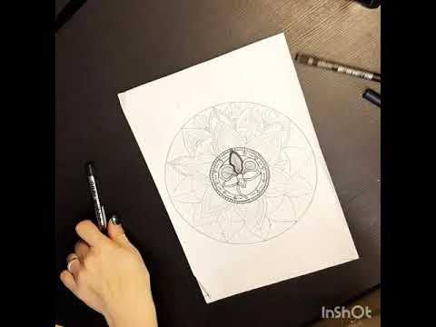 Mandala/Art/Mandala for women/Femininity/Wild Orchid/орхидея/мандала ...