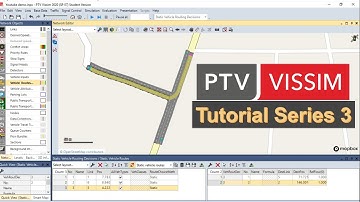 VISSIM Tutorial📽️_Session 3_Learn to set Vehicle inputs🚗, Static Routes🛣️ & Composition_Harsh Mer😊