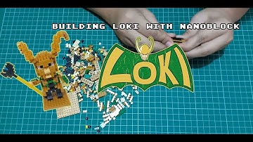 Building Loki !Marvel Fans With Nanoblock / Miniblock / Minibrick / !Lego | 254pcs