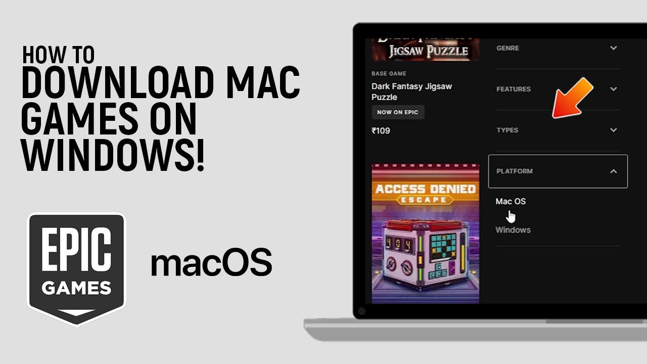 How to get FREE Mac games on Epic Games Store 