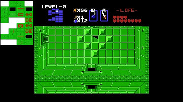 How To beat Dungeon 5 Complete Walkthrough (First Quest) The Legend Of Zelda NES